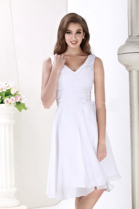 white-v-neck-dress-96-15 White v neck dress