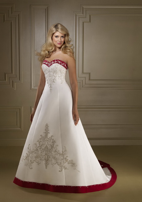 white-and-red-wedding-dresses-94-3 White and red wedding dresses