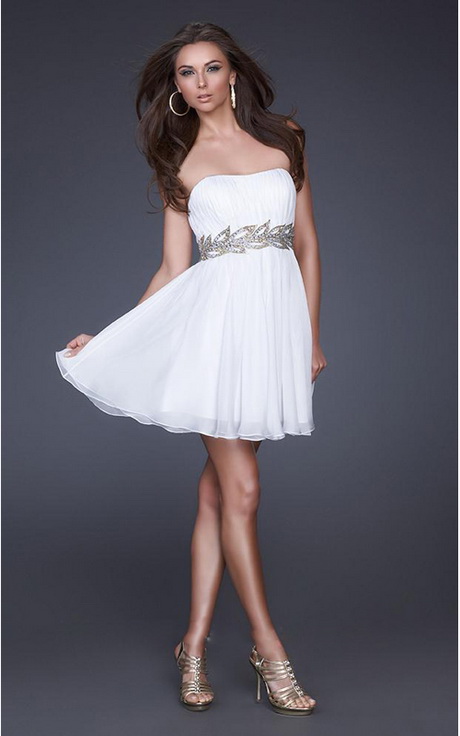 white-short-prom-dresses-70-9 White short prom dresses