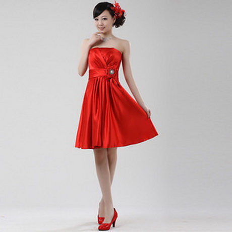 short red dress autumn and winter semi formal dresses short(China ...