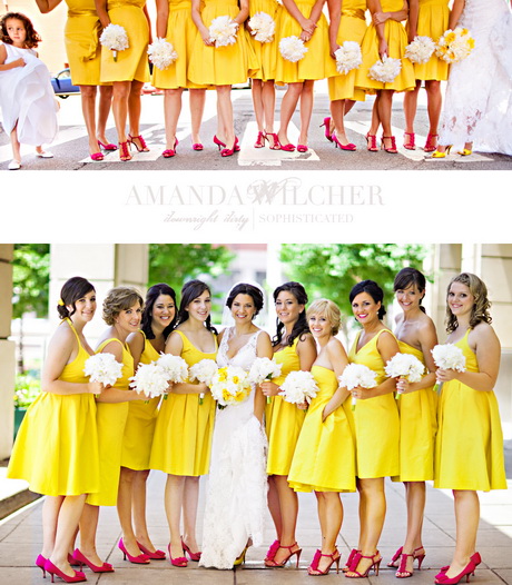 yellow-bridesmaids-dresses-22 Yellow bridesmaids dresses