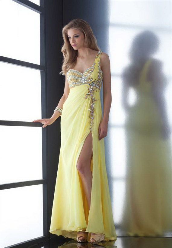 yellow-prom-dresses-9 Yellow prom dresses