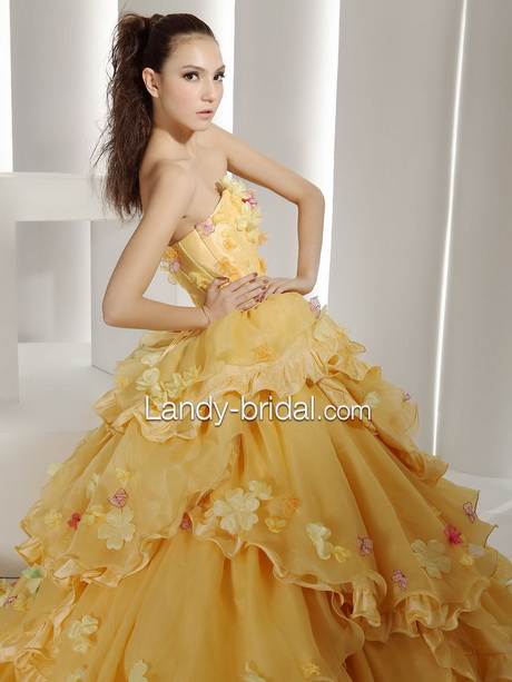 yellow-wedding-gowns-40-17 Yellow wedding gowns