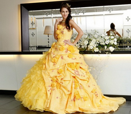 yellow-wedding-gowns-40-7 Yellow wedding gowns