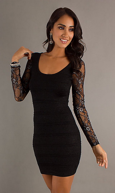 black-long-sleeved-dress-16_14 Black long sleeved dress