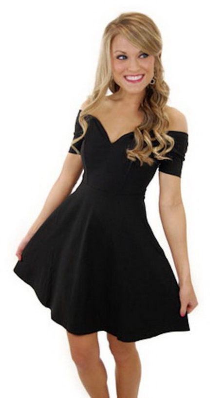 black-off-the-shoulder-dress-53_10 Black off the shoulder dress