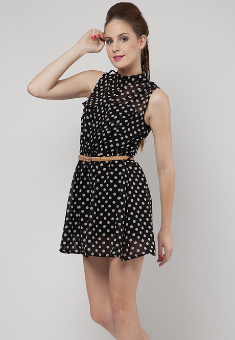 black-polka-dot-dress-67_13 Black polka dot dress