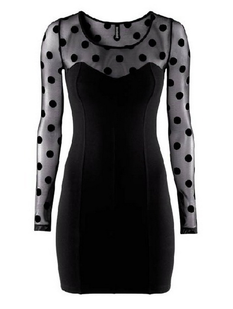 black-polka-dot-dress-67_7 Black polka dot dress