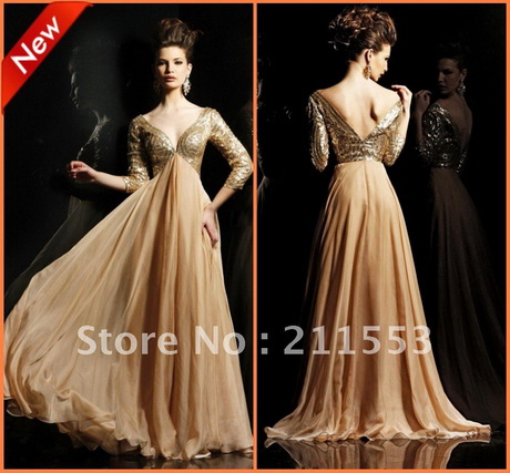 gold-long-sleeve-dress-33_13 Gold long sleeve dress