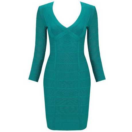 long-sleeve-bandage-dress-33 Long sleeve bandage dress