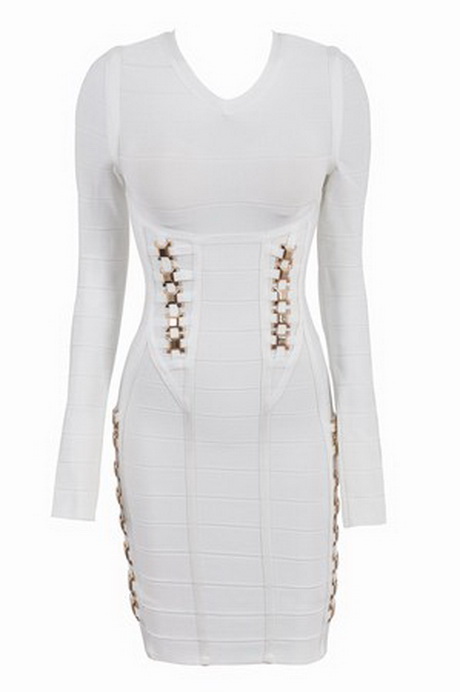 long-sleeve-bandage-dress-33_13 Long sleeve bandage dress