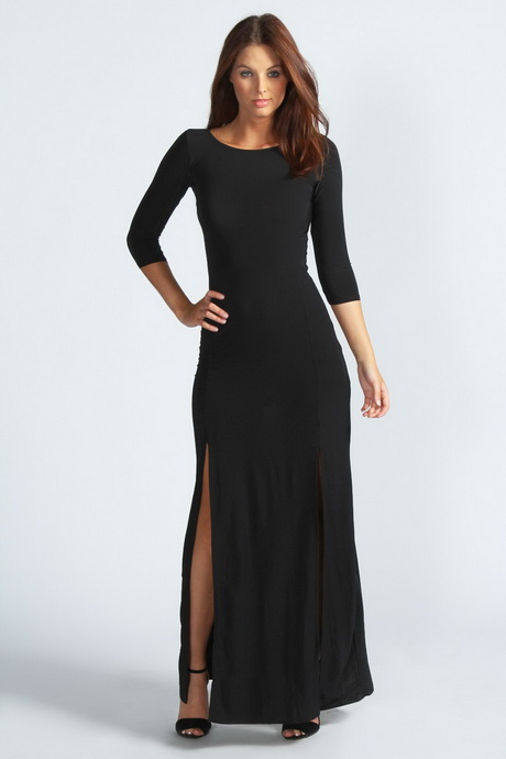 long-sleeve-black-maxi-dress-60_3 Long sleeve black maxi dress