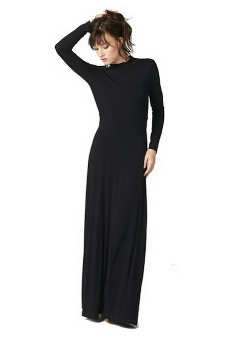 long-sleeve-black-maxi-dress-60_4 Long sleeve black maxi dress