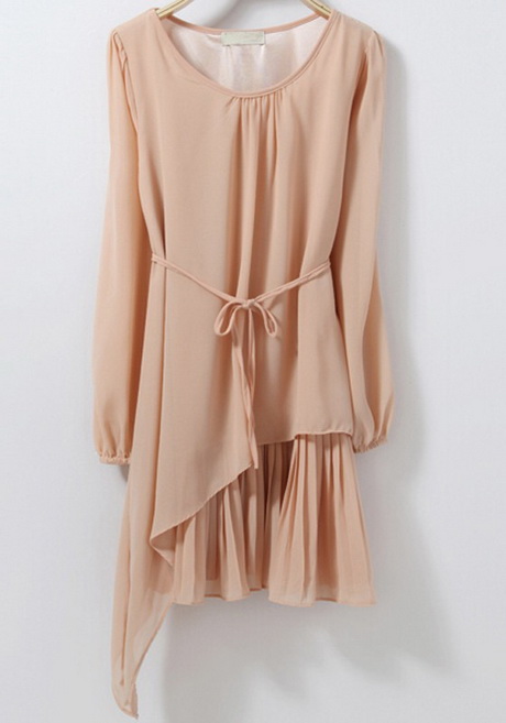 long-sleeve-chiffon-dress-81_8 Long sleeve chiffon dress