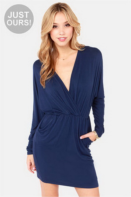 navy-blue-long-sleeve-dress-78_13 Navy blue long sleeve dress