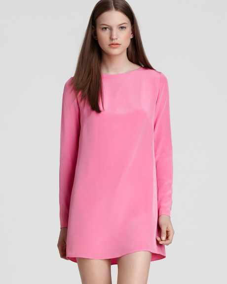 pink-long-sleeve-dress-87 Pink long sleeve dress