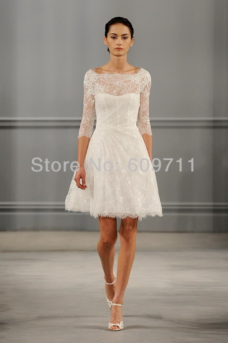 short-wedding-dresses-with-sleeves-93_13 Short wedding dresses with sleeves