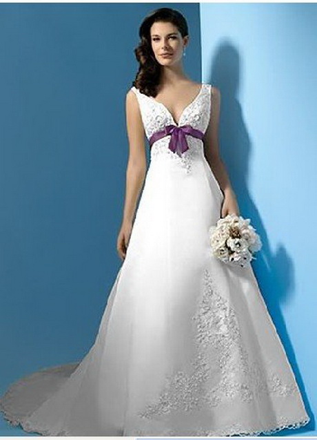 white-and-purple-wedding-dress-12 White and purple wedding dress