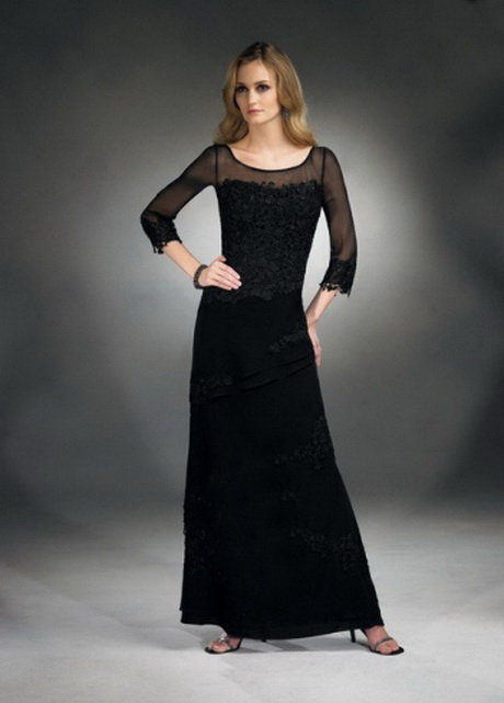 black-evening-dresses-with-sleeves-70_20 Black evening dresses with sleeves