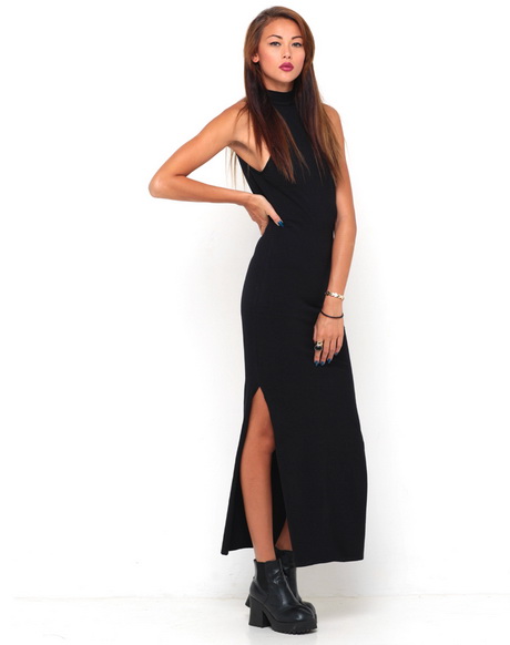 black-halterneck-dress-12_18 Black halterneck dress