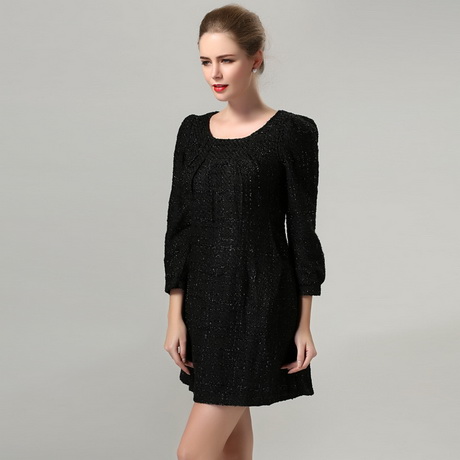 black-wool-dress-42_15 Black wool dress