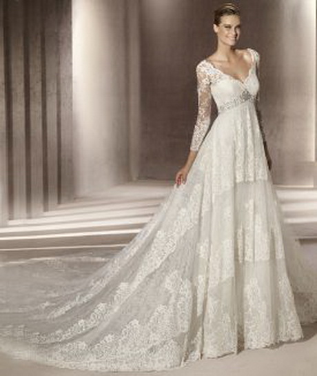 long-lace-wedding-dresses-61_5 Long lace wedding dresses