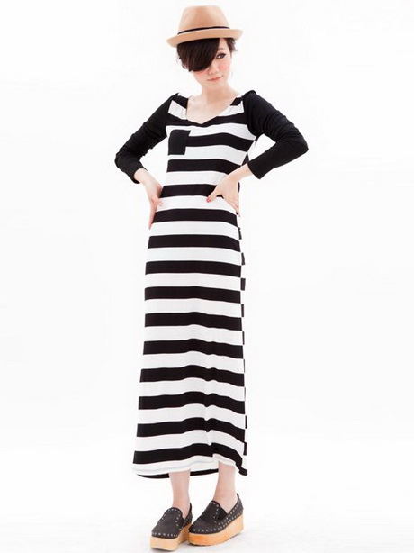 long-striped-dress-98_13 Long striped dress