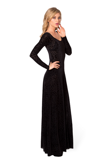 velvet-long-dress-64 Velvet long dress