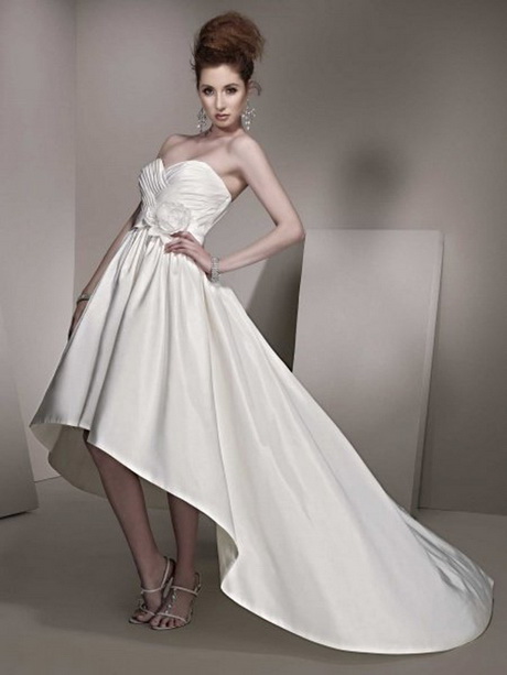 wedding gowns short in front long in back