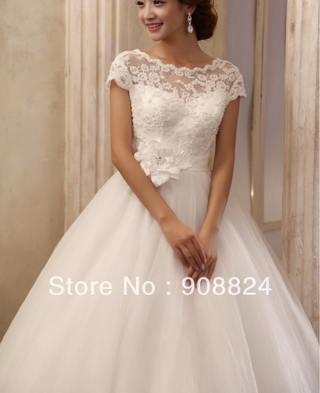 wedding-dress-with-short-sleeves-45_11 Wedding dress with short sleeves