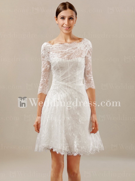 lace-short-wedding-dresses-32_16 Lace short wedding dresses