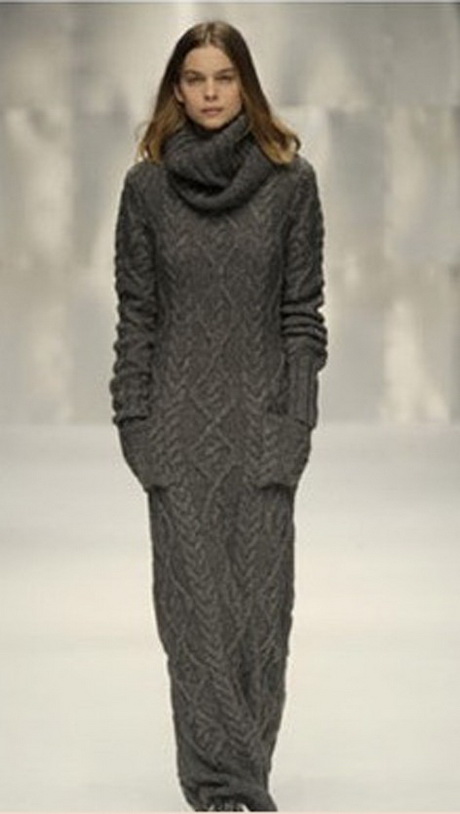 long-knit-dress-56 Long knit dress