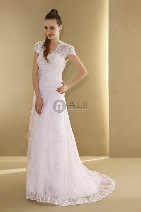 modest-short-wedding-dresses-38_17 Modest short wedding dresses