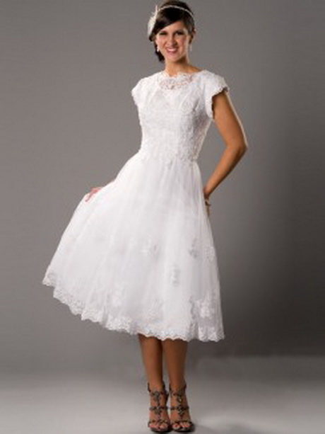 modest-short-wedding-dresses-38_2 Modest short wedding dresses