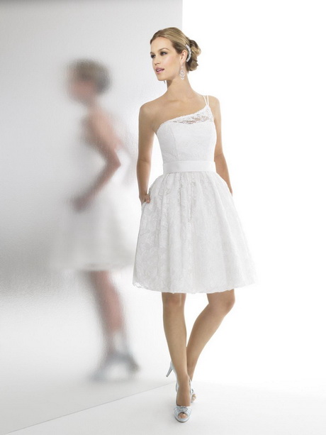 one-shoulder-short-wedding-dress-20_2 One shoulder short wedding dress
