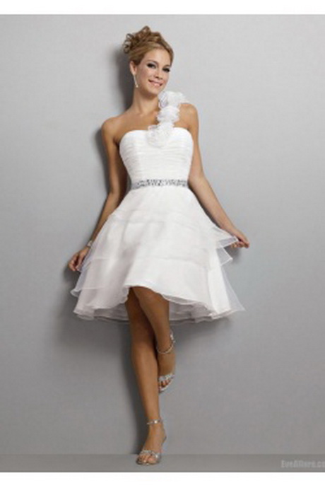one-shoulder-short-wedding-dress-20_9 One shoulder short wedding dress