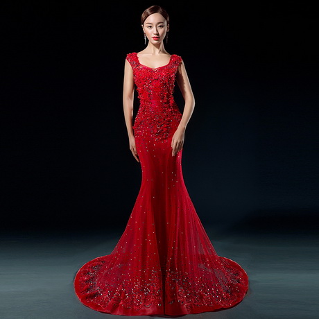 red-lace-wedding-dresses-56_3 Red lace wedding dresses