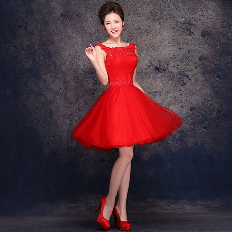 red-short-wedding-dresses-92_15 Red short wedding dresses