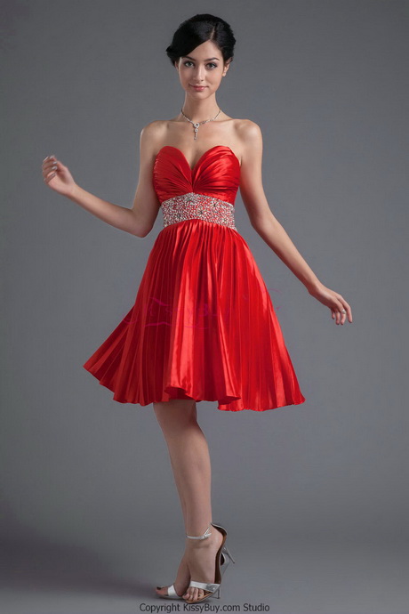 red-short-wedding-dresses-92_16 Red short wedding dresses