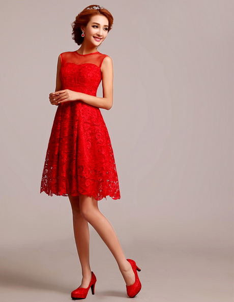 red-short-wedding-dresses-92_6 Red short wedding dresses