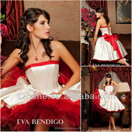 red-short-wedding-dresses-92_8 Red short wedding dresses