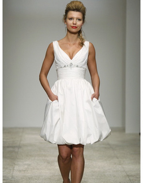 short-wedding-dresses-with-pockets-68_2 Short wedding dresses with pockets