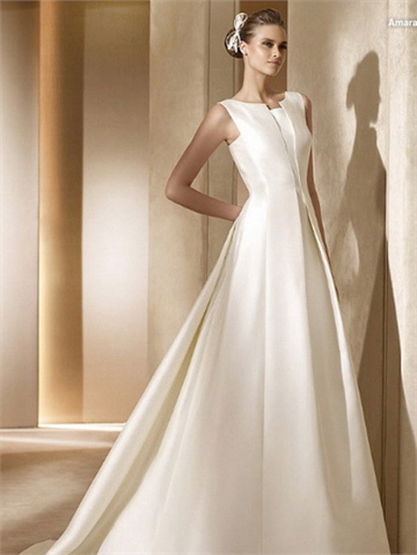 Simple Classic Wedding Dresses 4942
