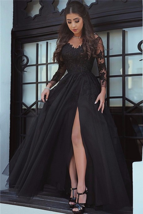 black-long-sleeve-prom-dresses-2018-18_4 Black long sleeve prom dresses 2018