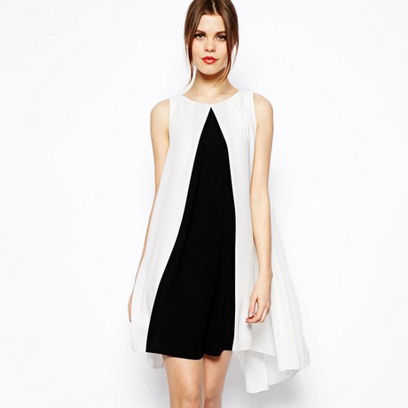 black-and-white-casual-dresses-12 Black and white casual dresses