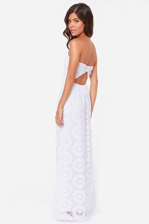 casual-white-strapless-maxi-dress-87_6 Casual white strapless maxi dress