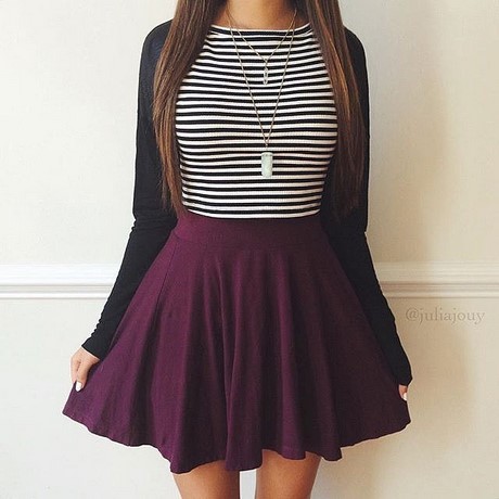 cute-skirt-outfits-62_18 Cute skirt outfits