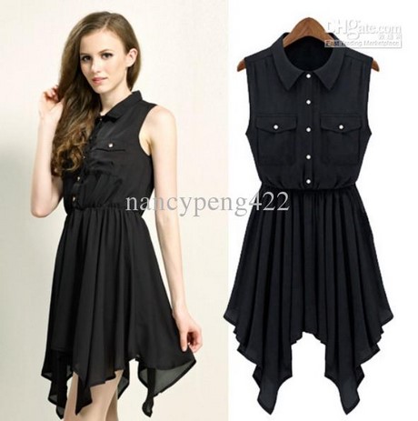 long-black-casual-dress-42_12 Long black casual dress