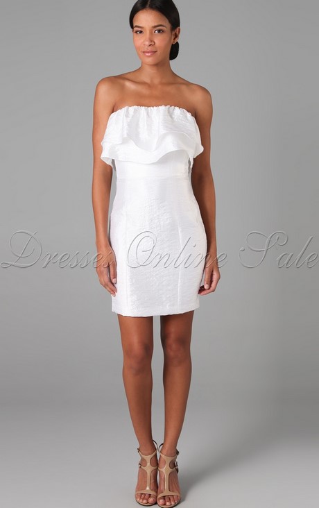 white-strapless-dress-casual-49_13 White strapless dress casual