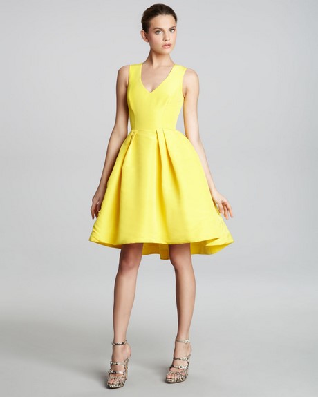 yellow-cocktail-dress-33 Yellow cocktail dress